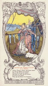 Maria, drottning av Skottland, tar farväl av Frankrike och återvänder till Skottland efter sin make, kung Frans II av Frankrike, död.
