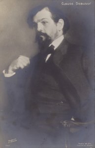 Claude Debussy, fransk kompositör (1862-1918) av Jacques Emile Blanche