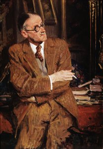 Porträtt av James Joyce