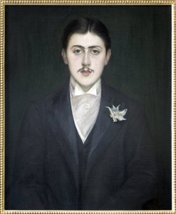Porträtt av Marcel Proust (olja på duk) av Jacques Emile Blanche