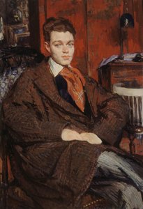 Porträtt av René Crevel 1900-1935, 1928. av Jacques Emile Blanche