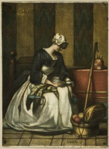Gobelängarbetaren av Jacques Fabien Gautier d