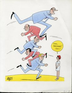 Dagar i Frankrike, Färgstark satir