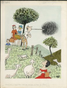 Jours de France, Färgstark satir
