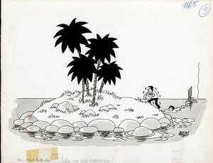 Jours de France, satir i svartvitt