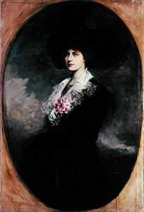 Porträtt av en kvinna av Jacques Fernand Humbert