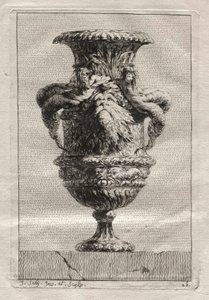 Svit med vaser: Tavla 26, 1746. av Jacques Francois Joseph Saly