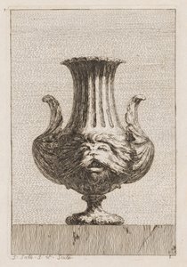 Svit med vaser: Tavla 6, 1746. av Jacques Francois Joseph Saly