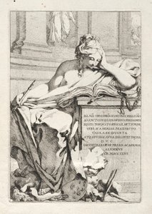 Svit med vaser: Titelsida, 1746. av Jacques Francois Joseph Saly