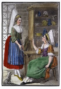 Bondekvinnor i Normandie av Jacques Grasset de Saint-Sauveur