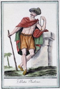 Hinduisk präst (hindu) - i "" Encyclopedia of travels"" av Grasset Saint Sauveur, red. Paris 1796