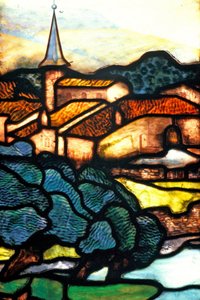 Nancy (avdelning 54), jugend, handel och industrikammare, Fönster i målat glas av Jacques Gruber (1870-1936)