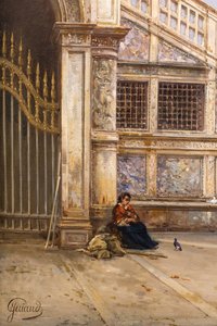 Jättetrappan i Venedig av Jacques Guiaud