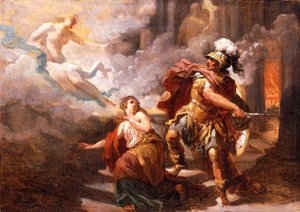 Helen räddad av Venus från Aeneas vrede, 1779