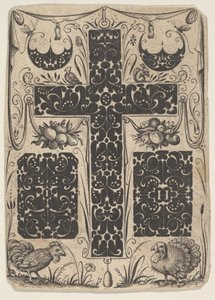 Latinkors med fåglar och mindre motiv, ca. 1614-19.