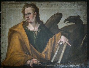 Sankt Johannes evangelisten, 1588 av Jacques II de Gheyn