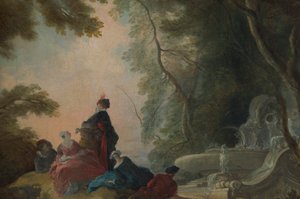 Galant fest vid en fontän av Jacques Lajoue de
