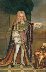 Porträtt av Rene de Froulay, greve av Tesse, ca 1703 (olja på duk) av Jacques Laumosnier