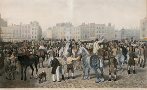 Gamla Smithfield Market av Jacques Laurent Agasse