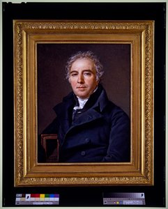 Ett porträtt av D.V. Ramel de Nogaret av Jacques Louis David