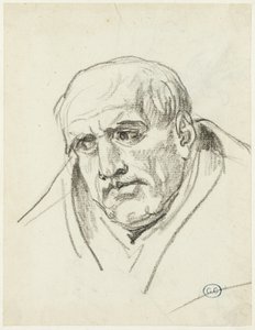 Byst av en äldre man av Jacques Louis David