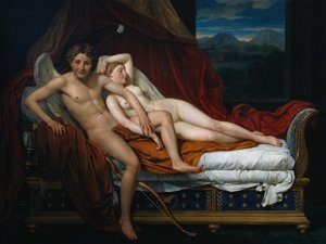 Amor och Psyche av Jacques Louis David