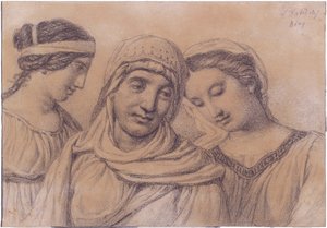 Holländska: Tre kvinnor av Jacques Louis David