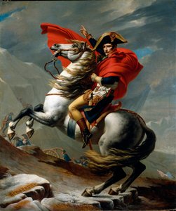 Ridsporträtt av Napoleon I Bonaparte av Jacques Louis David