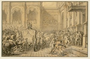 Ankomsten av kejsaren ... av Jacques Louis David
