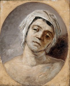 Marat mördad, ca 1794. av Jacques Louis David