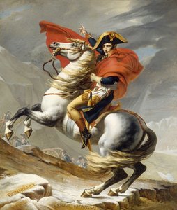 Napoleon korsar Alperna den 20 maj 1800
