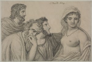 Phryné inför hennes domare av Jacques Louis David