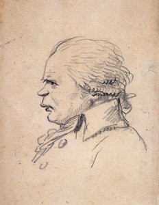 Laddat porträtt av Danton (karikatyr) av Jacques Louis David