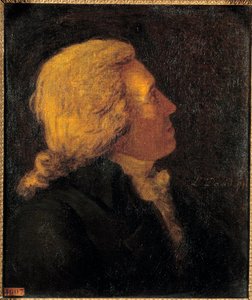 Porträtt av Bertrand Barere de Vieuzac (1755-1841), medlem av kommittén för Salut offentligt måleri av Jacques Louis David (1748-1825) 1790 sön. 0,55 x 0,46 m av Jacques Louis David