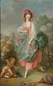 Porträtt av Mademoiselle Guimard som Terpsichore (olja på duk) av Jacques Louis David