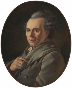 Porträtt av Michel-Jean Sedaine av Jacques Louis David