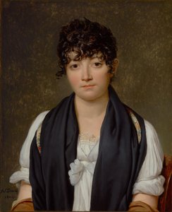 Porträtt av Suzanne Le Peletier de Saint-Fargeau av Jacques Louis David