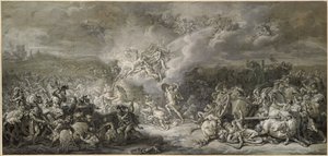 Striden vid Diomedes, 1776 av Jacques Louis David