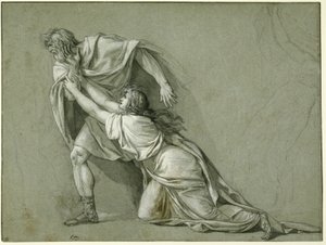 Marcus Attilius Regulus avresa till Kartago, 1785-86 av Jacques Louis David