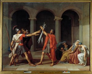 Horatiernas ed av Jacques Louis David