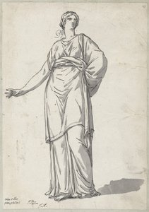 Kvinna från Villa Pamphili av Jacques Louis David