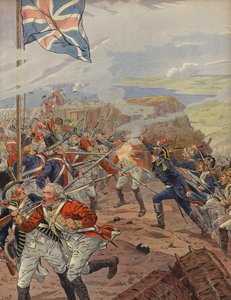 Napoleon Bonaparte leder attacken vid belägringen av Toulon