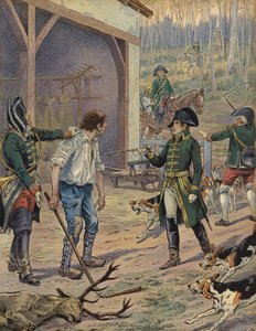 Napoleonjakt av Jacques Marie Gaston Onfray de Breville (Job)