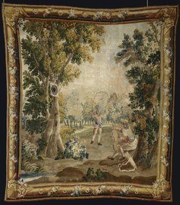 Bågskytte, från Amusements Champêtres av Jacques Nicolas Julliard