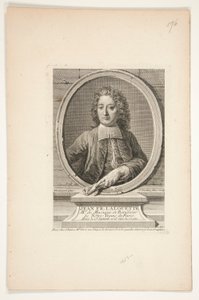 Porträtt av Jean François Lalouette av Jacques-Nicolas Tardieu