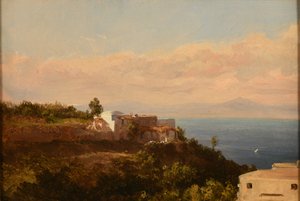 Italienskt landskap av Jacques Raymond Brascassat