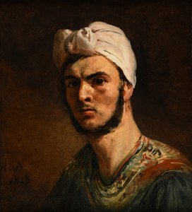 Porträtt av en kalabreser av Jacques Raymond Brascassat
