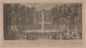 Pool of the Muses på Marli av Jacques Rigaud