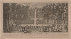 Musernas pool på Marli. av Jacques Rigaud