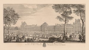 Promenaderna i Palais des Tuileries av Jacques Rigaud